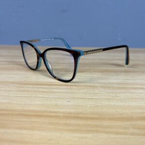 Kate Spade Tahlia Eyeglasses Womens Brown Blue Cat Eye Full Rim Frames Only